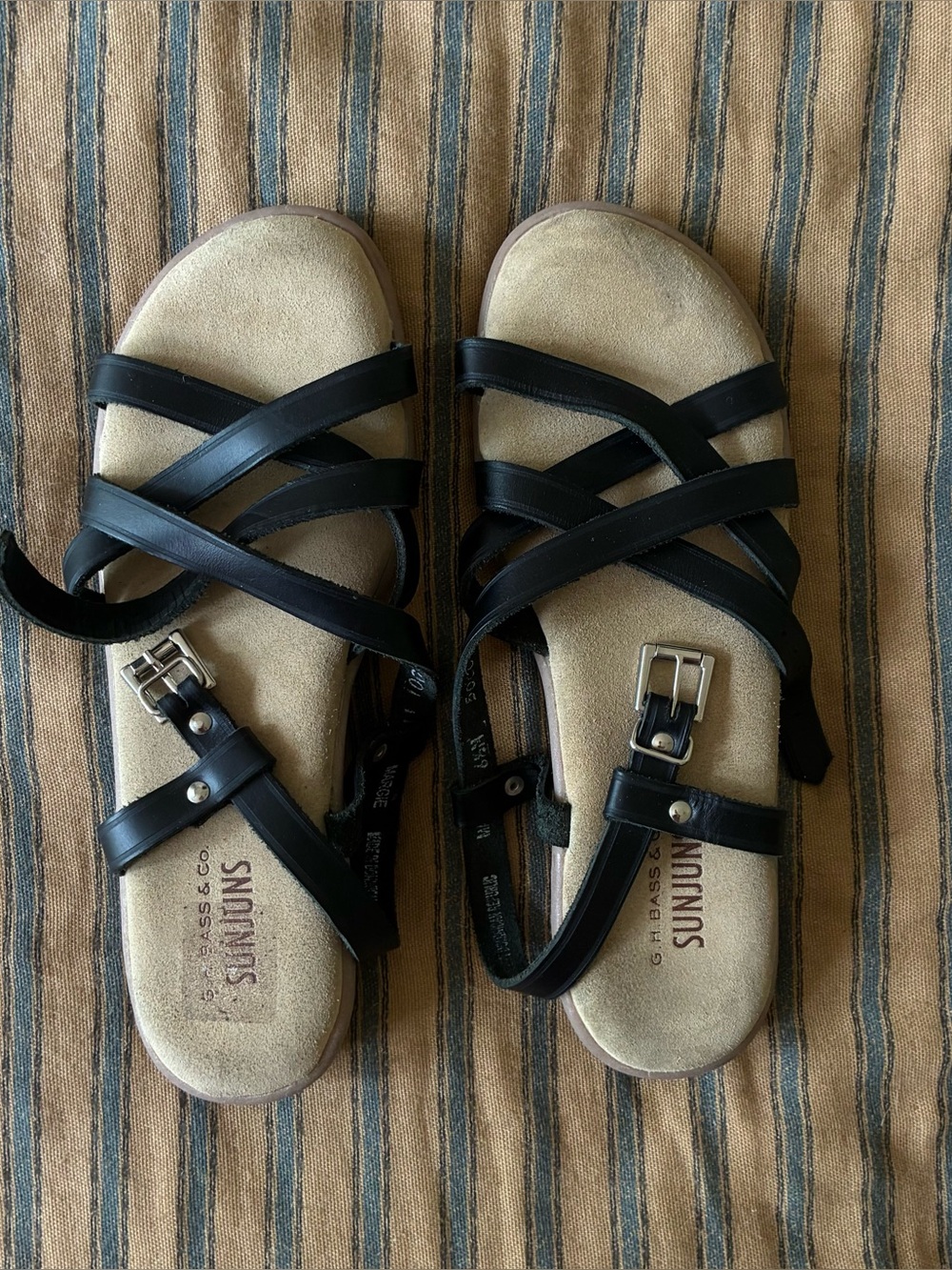 Bass Sunjuns sandals, vintage